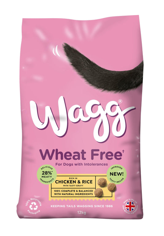 Wagg Adult Wheat Free Chicken & Rice 12kg - North East Pet Shop Wagg