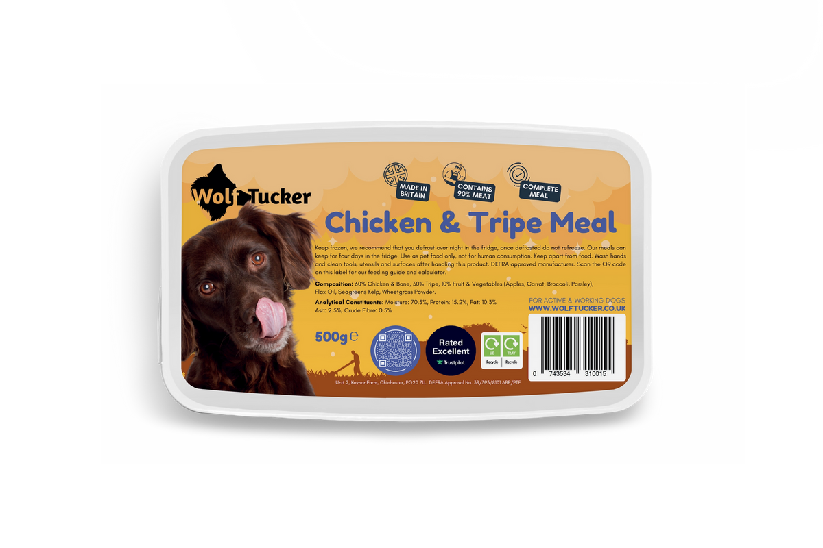 Wolftucker Chicken and Tripe 500g