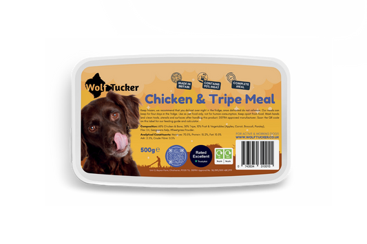 Wolftucker Chicken and Tripe 500g