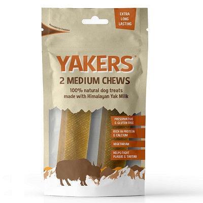 Yakers Dog Chew Medium 2 Pack - North East Pet Shop Yakers