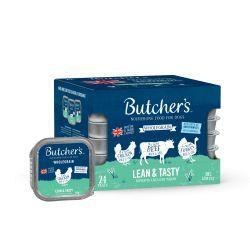 Butcher's Lean & Tasty Dog Food Trays 24 x 150g - North East Pet Shop Butchers