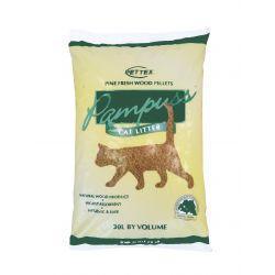 Premium Wood Litter Pellets - Pampuss 15kg - North East Pet Shop Pettex